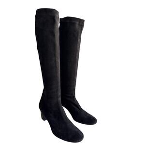 Robert Clergerie Knee High Black Sock Boots Size 8.5